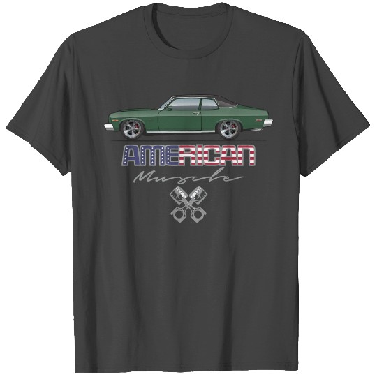 american Dark Green T Shirts