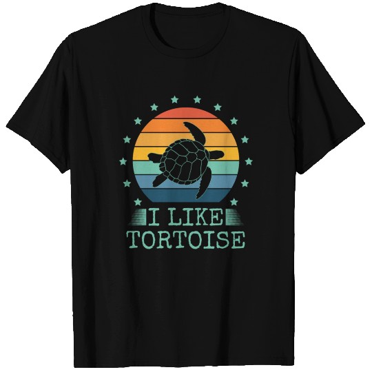 I Like Tortoise Sea Turtle Lover Marine Biologist T Shirts