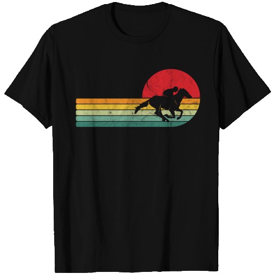 Horse Racing Retro Vintage Design T Shirts
