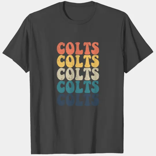 Colts High School Colts Sports Team Retro Coltsvin T Shirts
