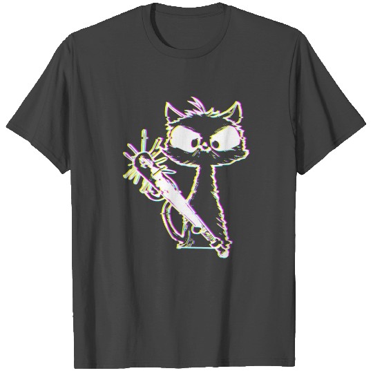 Halloween Retro Cat Vintage Cat T Shirts