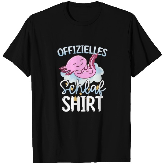 Official Sleep T Shirts Axolotl