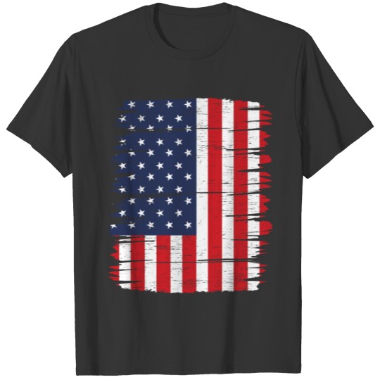 Patriotic America USA Flag 4th Of July American T Shirts