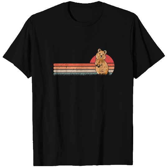 Quokka Vintage Short-tailed Kangaroo Retro T Shirts
