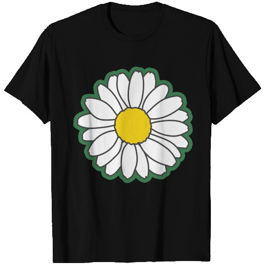 green daisy flower T Shirts