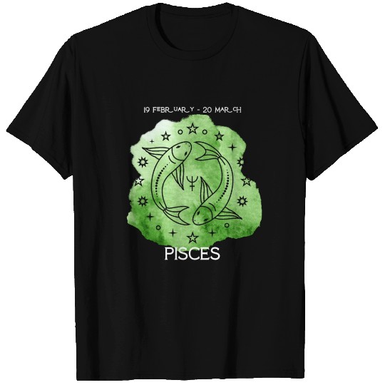 PISCES, Zodiac Signs T Shirts