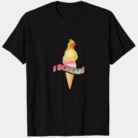 I Scream Ice Cream Cockatiel T Shirts