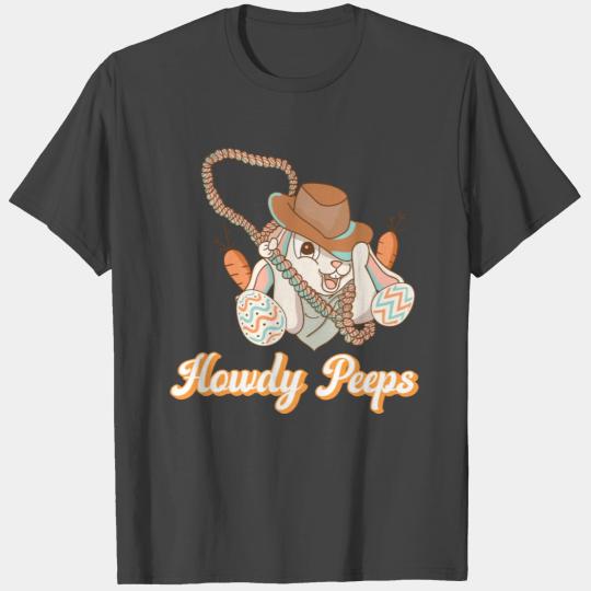 Cute Country Western Easter Bunny T Shirts
