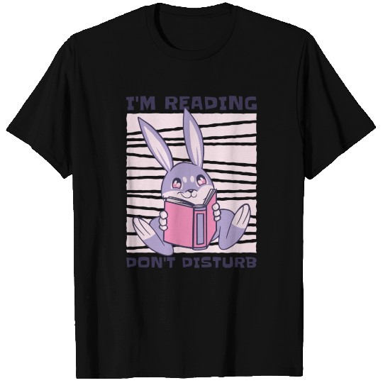 Studying Rabbit Lover Reading Books Student T Shirts