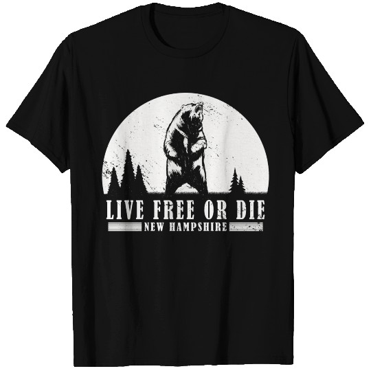 Live Free Or Die New Hampshire T Shirts