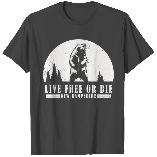 Live Free Or Die New Hampshire T Shirts