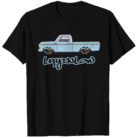 layinlow Light Blue T Shirts
