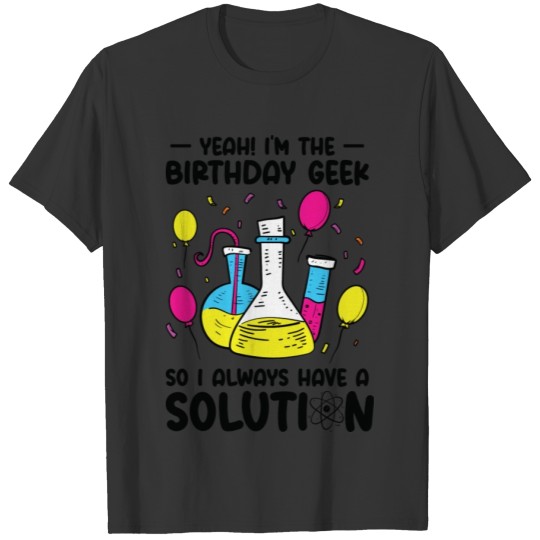 Science Theme Birthday Party Chemistry Scientist T Shirts