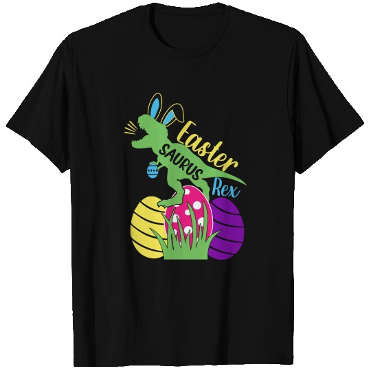 Easter Saurus Rex Dinosaur Easter T Shirts