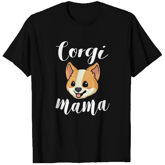 Corgi Mama For Women Mother Dog Pet Gift T Shirts