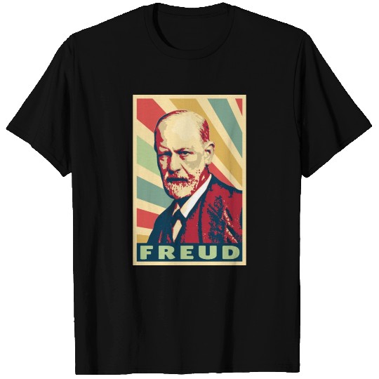 Sigmund Freud Vintage Colors T Shirts