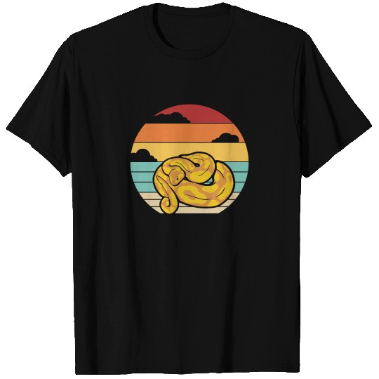 Retro Pythonidae Snake Owner Snake Lover Banana T Shirts
