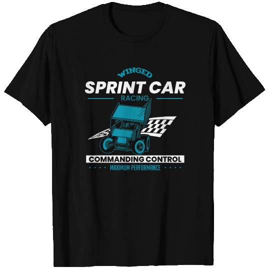 Sprint Car Racing, sprint car, dirt track racers T Shirts