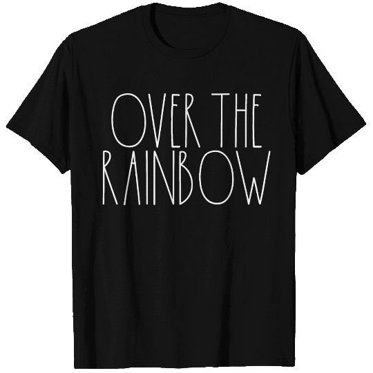 Over the Rainbow White Rae Dunn Inspired Decor T Shirts