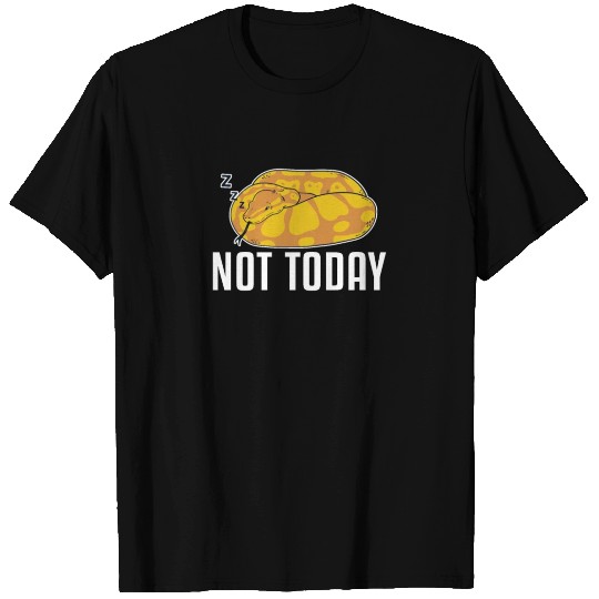 Not Today Pythonidae Snake Owner Breeder Banana T Shirts