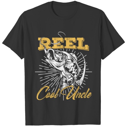 Reel Cool Uncle Fishing Gift T Shirts
