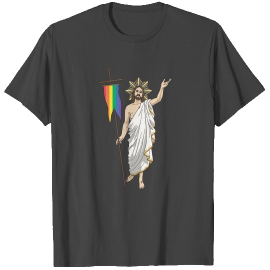 LGBT Jesus Equal Rainbow Christian T Shirts