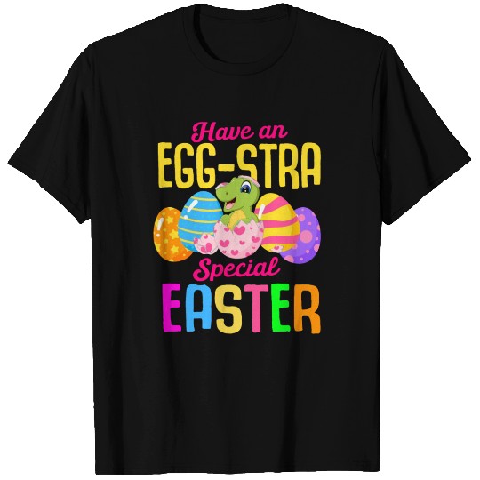 Easter T-rex Dinosaur Rabbit Easter Bunny Holiday T Shirts