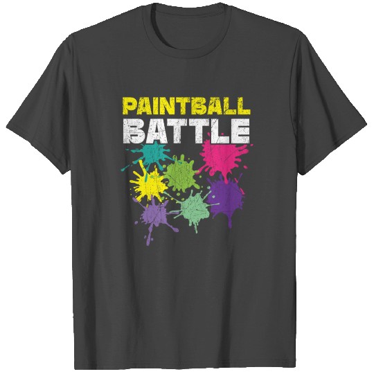 Paintball Paint Gun Paintball Player Paintballer T Shirts