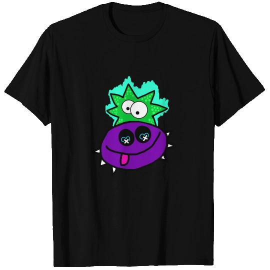 Purple Vibe Star Cartoon Design T Shirts