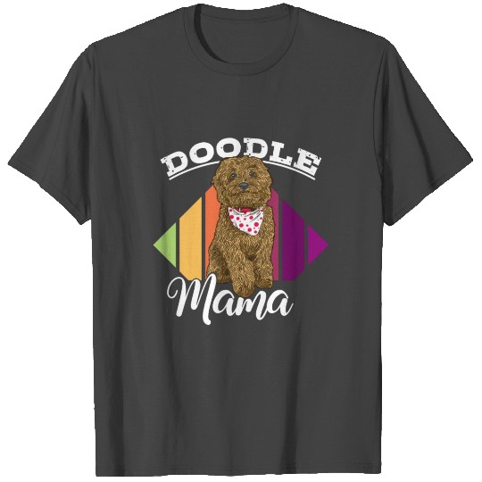 Womens Doodle Mama Labradoodle Goldendoodle T Shirts