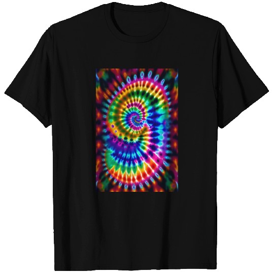 3d tie dye paisley art T Shirts