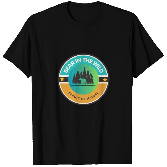 Mountain Bear, Bear, Camping, Wilderness Travel T Shirts