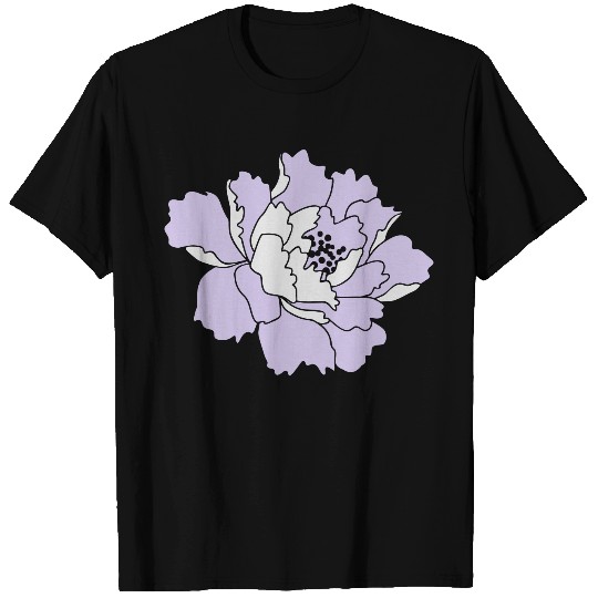 Peony Flower Vector T Shirts