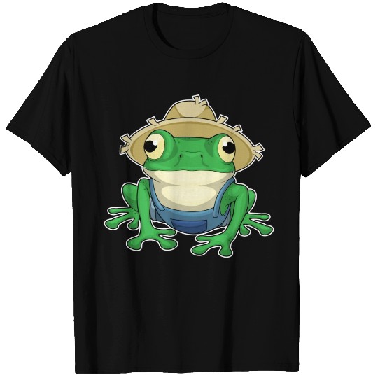 Frog Farmer Hat T Shirts
