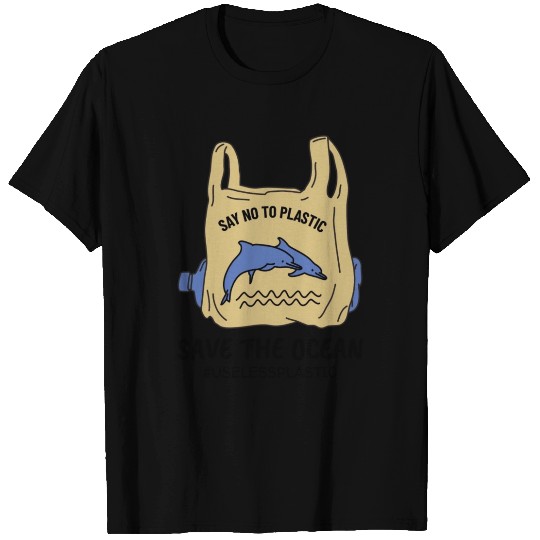 Save The Ocean Dolphins Save The Earth Environment T Shirts