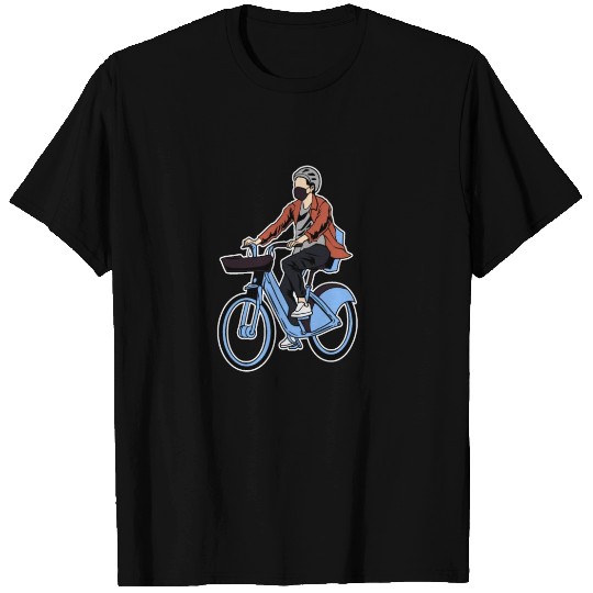 Cycling Cyclist E Bike T Shirts