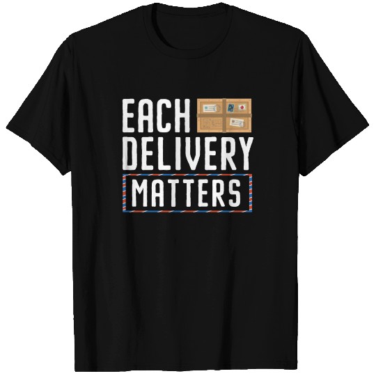 Postal Worker Mail Lady Delivery Mail Escort T Shirts