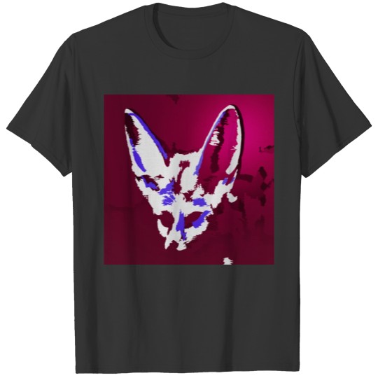 red fox painting T Shirts