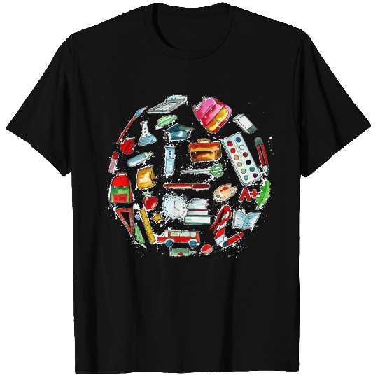 Back To School Realistic Object T Shirts