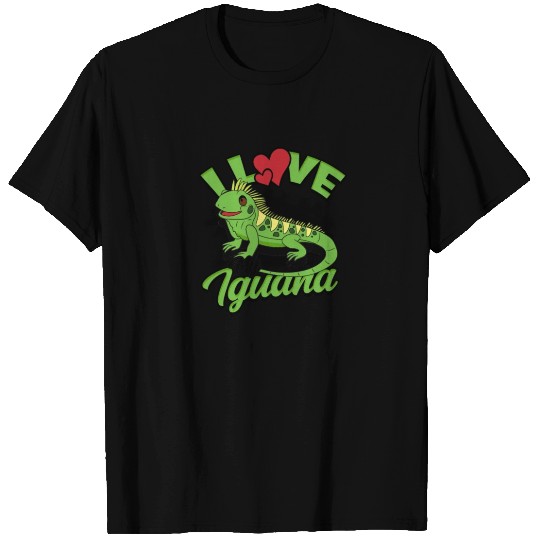 I Love My Iguana - Reptile T Shirts