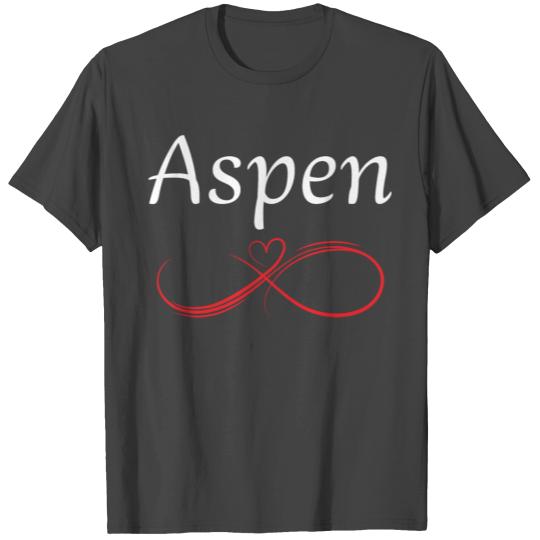 I Love Aspen. I Heart Aspen. Red Heart Valentine's T Shirts