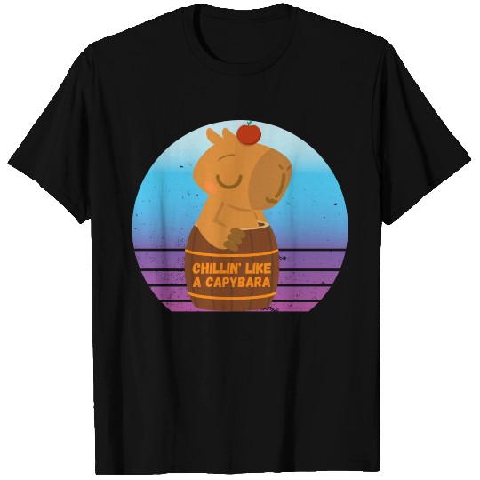 Chillin Like A Capybara T Shirts