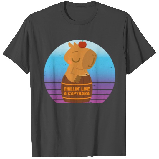 Chillin Like A Capybara T Shirts
