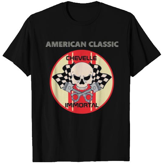 CHEVELLE American classic immortal skull & pistons T Shirts