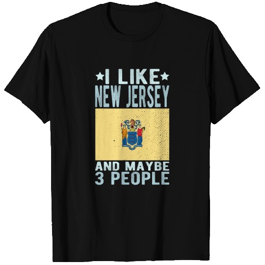 New Jersey Flag US State T Shirts