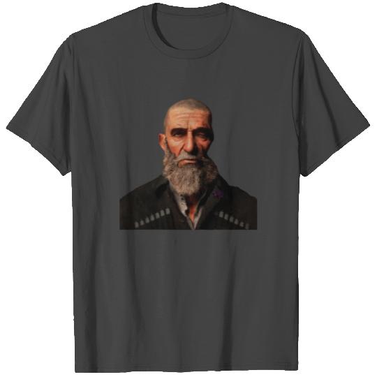 caucasus heron chechen desing T Shirts