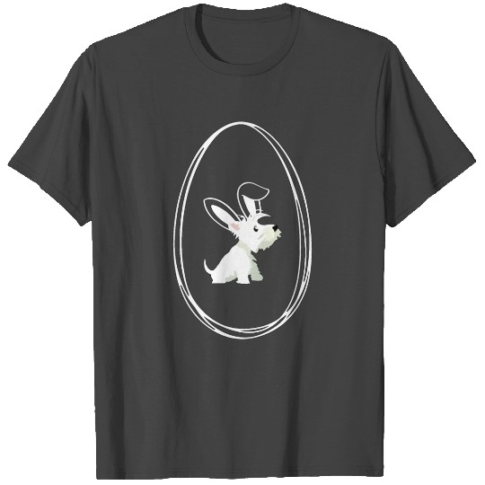Westie as Easter bunny - West Highland White Terri T Shirts