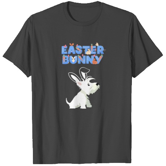 Westie as Easter bunny - West Highland White Terri T Shirts