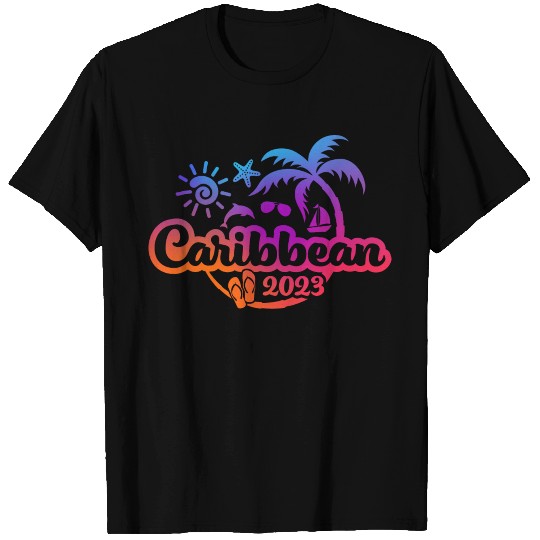 2023 Caribbean Vacation or Trip Design T Shirts