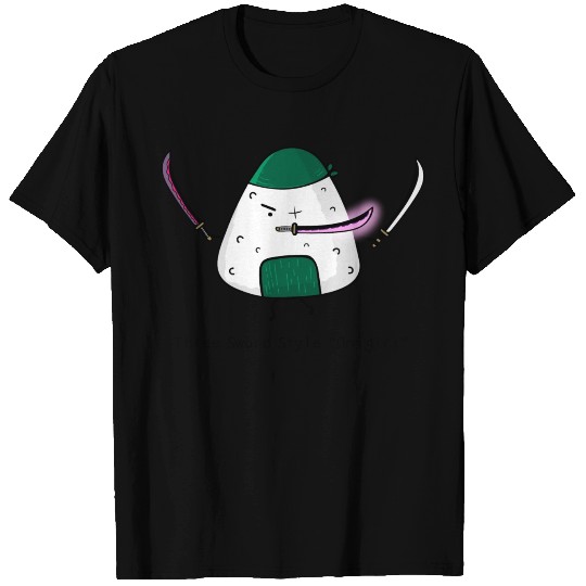 Cute Onigiri Cosplay Zoro T Shirts